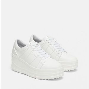 White Zara sneaker